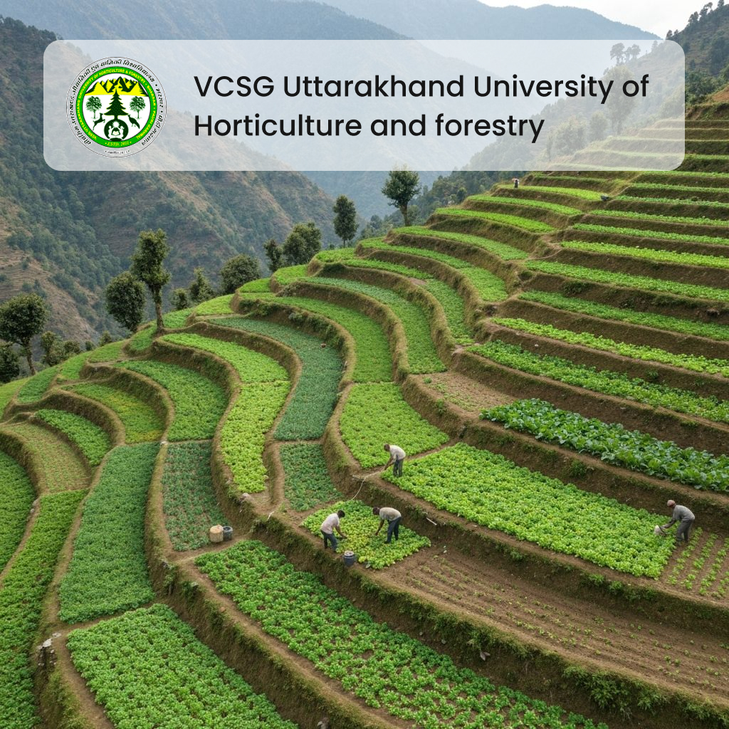 Traditional Pahadi terraced farming in Uttarakhand